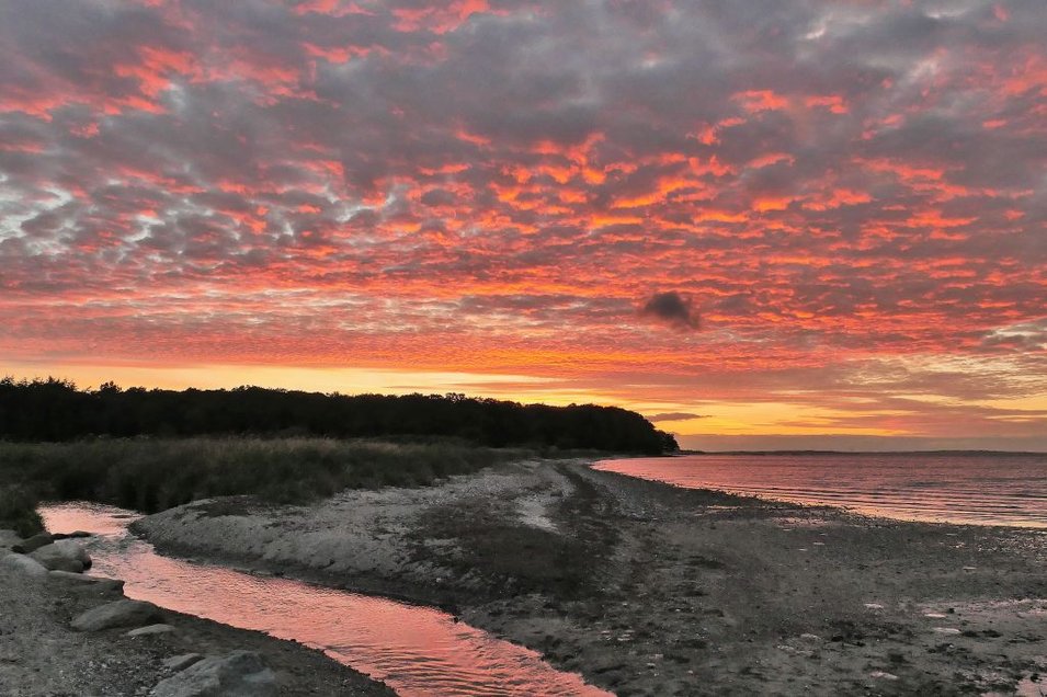 Abendrot in Ohrfeldhaff