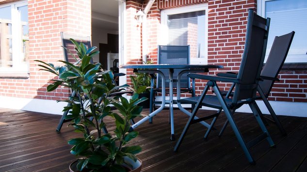 Terrasse im Garten