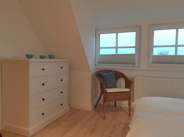 Spitzboden mit Blick au Noor und Ostsee