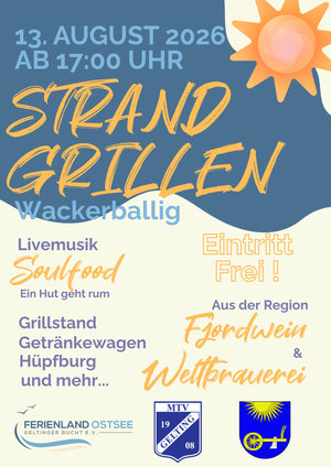 Strandgrillen Wackerballig 2026