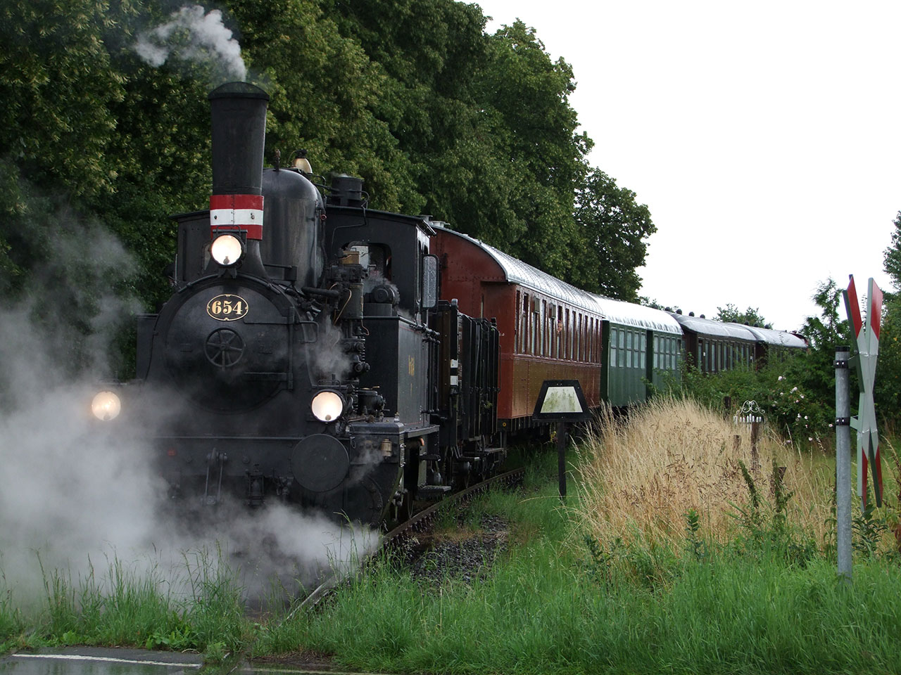 Dampfeisenbahn in Kappeln, Angeln